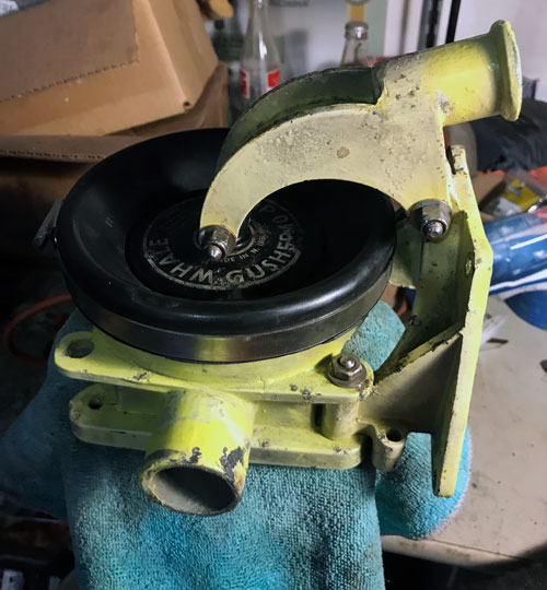 The Whale Gusher 10 Manual Bilge Pump Repaired in May of 2019